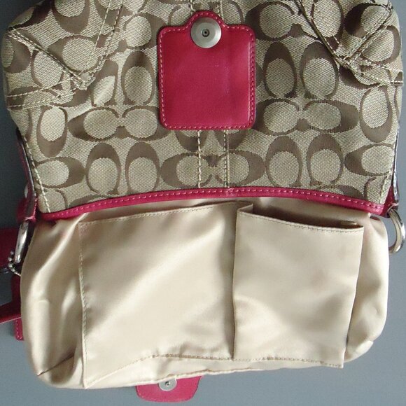 Coach M0773-11860 Soho leather trim shoulder bag. - Picture 12 of 16